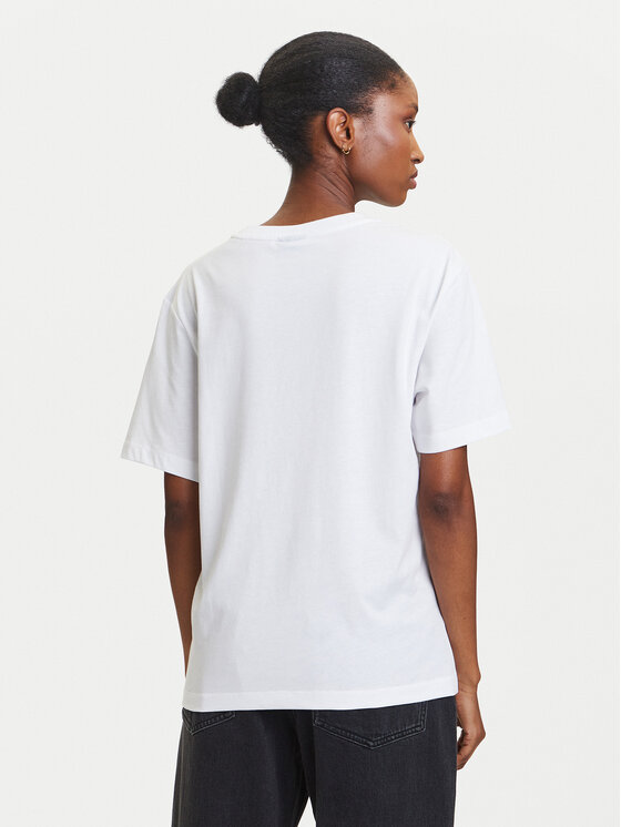 Karl Lagerfeld Jeans Karl Lagerfeld Jeans T-Shirt A3W17094 Bílá Regular Fit