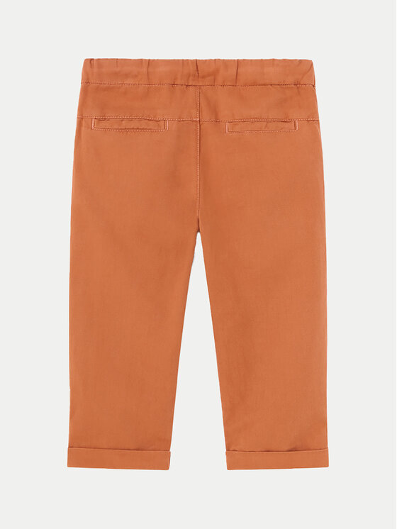 Mayoral Mayoral Chinosy 01541 Pomarańczowy Slim Fit