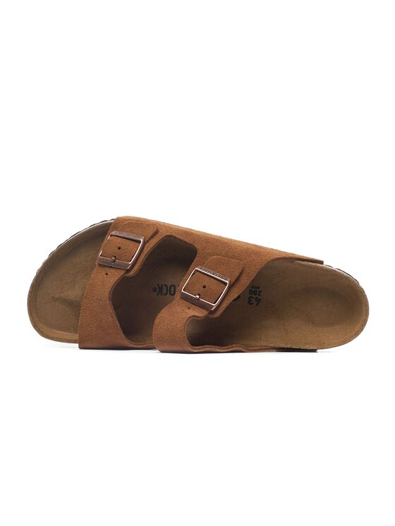 Birkenstock Birkenstock Klapki Arizona LEVE Mink 1027082 Brązowy