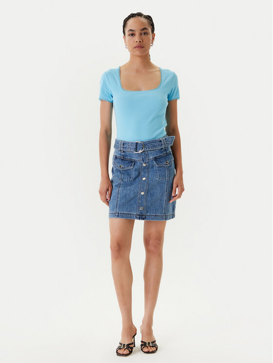 Morgan Morgan Jeans suknja 251-JOLAM Plava Regular Fit