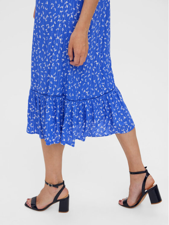 Vero Moda Vero Moda Vsakodnevna obleka Tirza 10268776 Modra Regular Fit