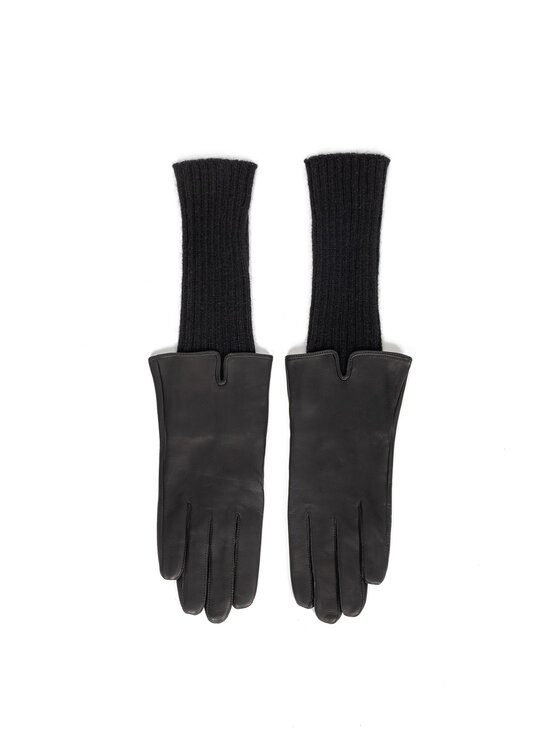 Deni Cler Milano Deni Cler Milano Rękawiczki Damskie T-DC-L058-E5-77-90-1 Czarny