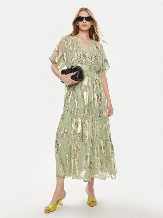 YAS YAS Rochie cocktail Dasha 26032865 Verde Regular Fit