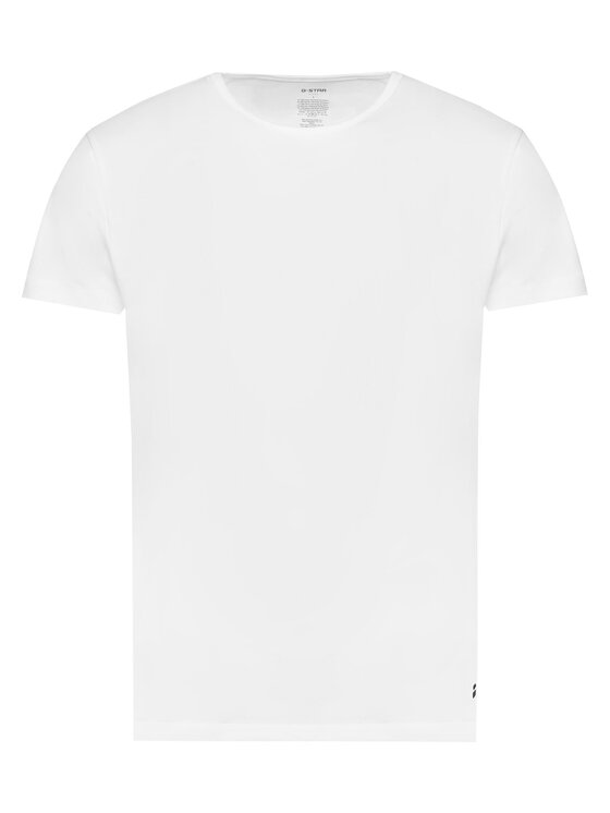 G-STAR G-Star Raw Komplet t-shirtów D29456 01 Biały Regular Fit