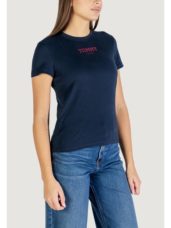 Tommy Jeans Tommy Jeans T-shirt DW0DW21842 Blu Casual Fit