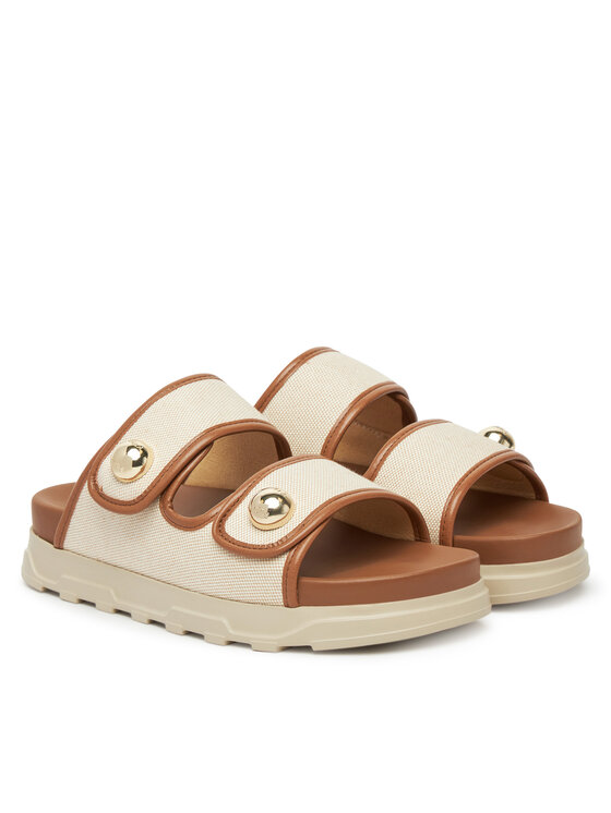 Furla Furla Şlapi Sfera YJ55SFE BX3900 3927S Écru