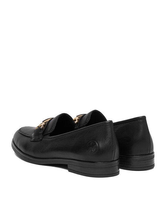 Rieker Rieker Loafersy 46262-01 Czarny