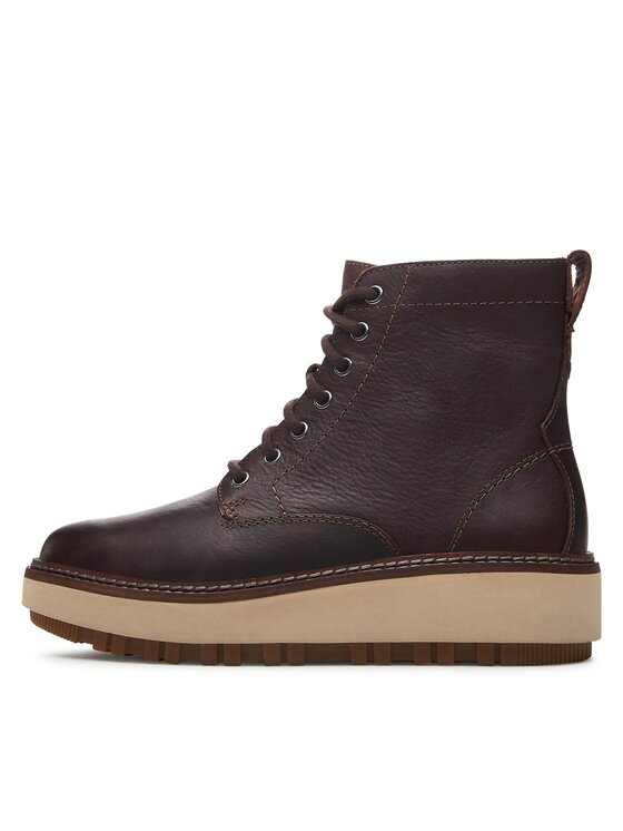 Clarks Clarks Μποτάκια Orianna W Lace 261747994 Καφέ