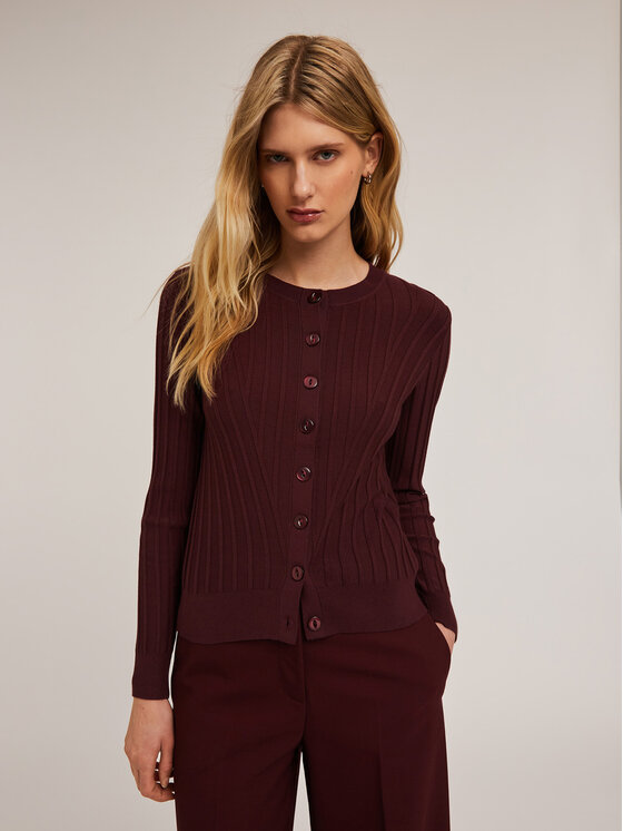 Motivi Motivi Maglione M719W003296N036 Bordeaux Slim Fit