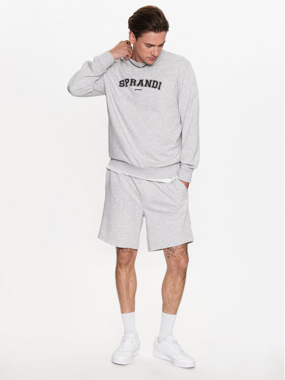 Sprandi Sprandi Суитшърт SP3-BLM042 Сив Regular Fit