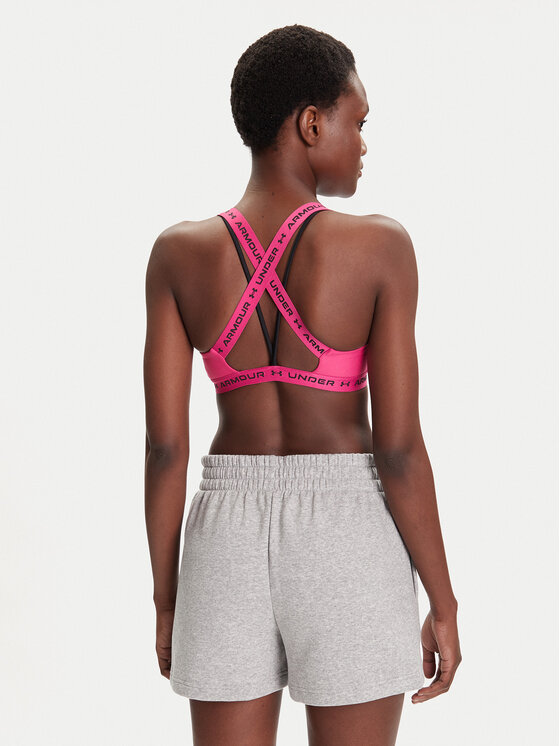 Under Armour Under Armour Špotni nedrček Crossback Low 1361033-686 Roza Compression Fit