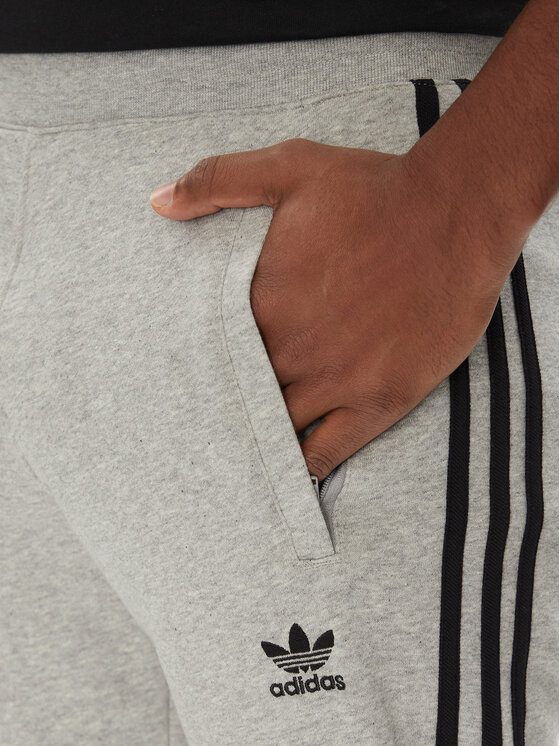 adidas adidas Sportinės kelnės adicolor 3-Stripes JY1387 Pilka Slim Fit