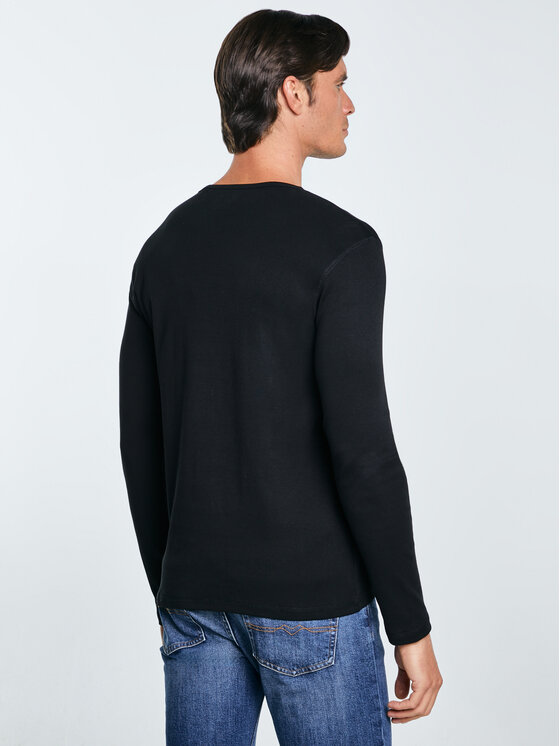 BIG STAR BIG STAR Koszula CLASSICAL Czarny Slim Fit