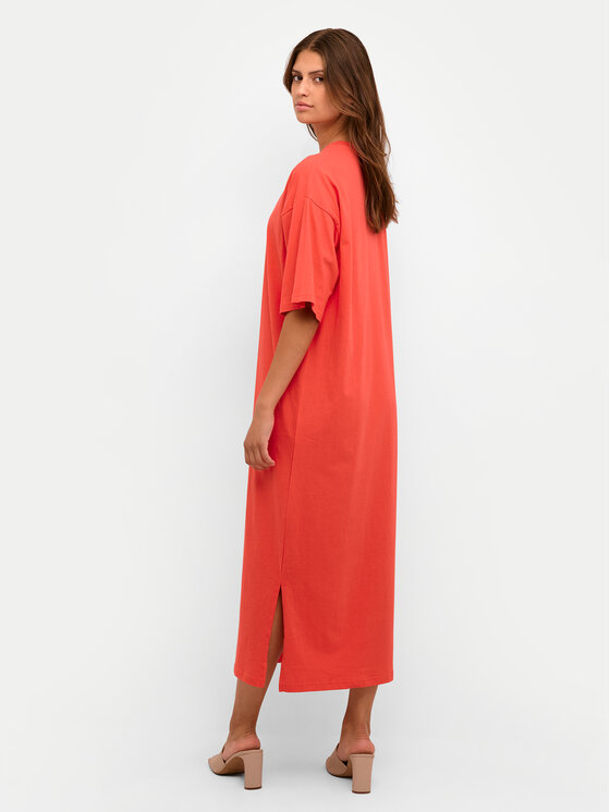 Kaffe Kaffe Rochie de zi Edna 10507351 Roșu Loose Fit