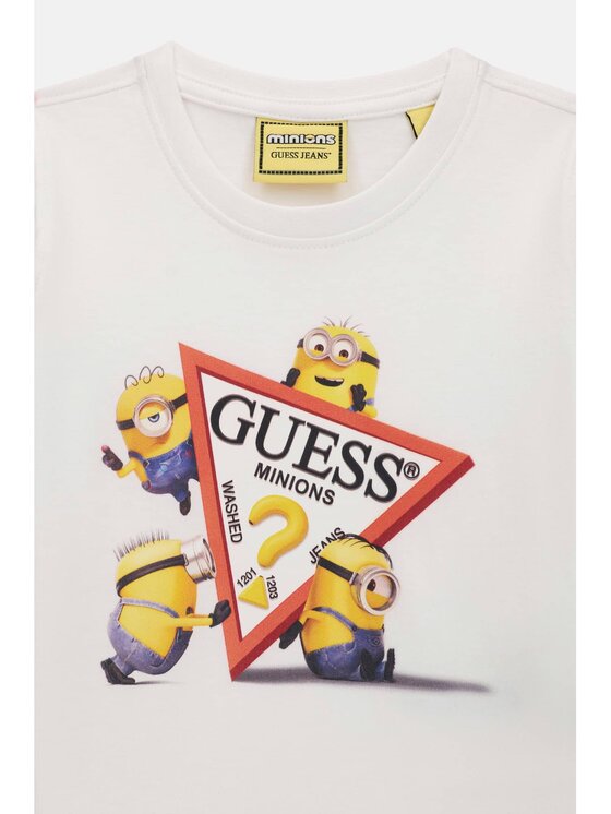 Guess Kids Guess Kids T-Shirt 183593 Bílá Classic Fit
