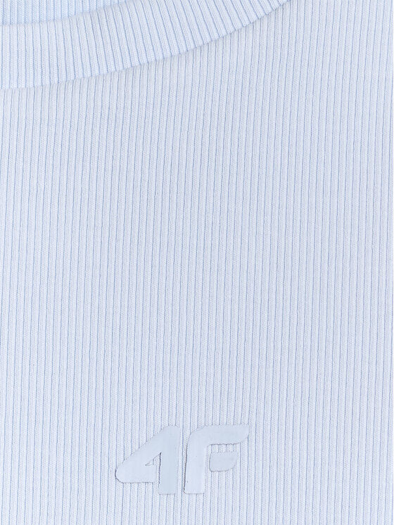 4F 4F Tank top ESSENTIAL 3 Niebieski jasny Slim Fit