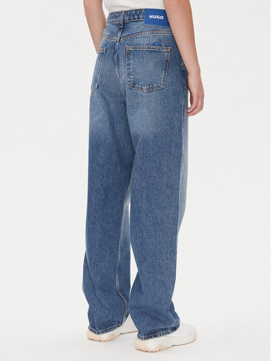 HUGO HUGO Jeansy 50533913 Modrá Regular Fit