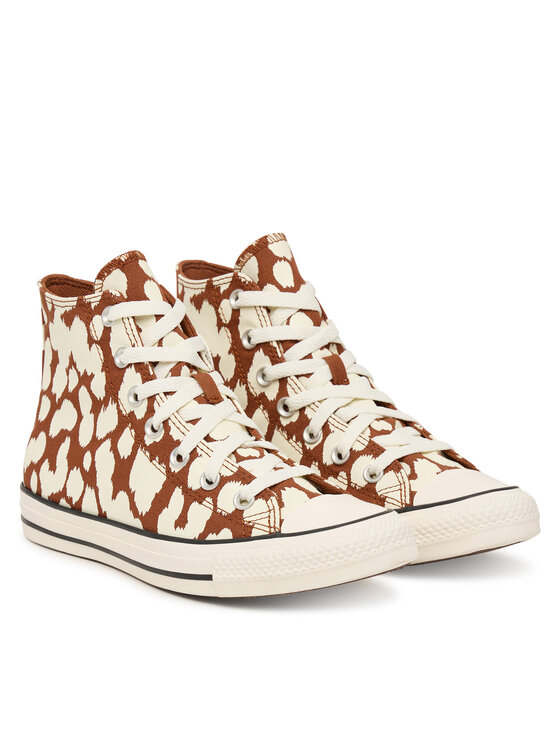 Converse Converse Plátěnky Chuck Taylor All Star Cow Print A17924C Hnědá
