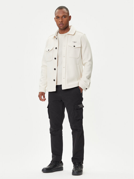 Aeronautica Militare Aeronautica Militare Μπουφάν μεταβατικό 252AC0035UL00902 Εκρού Regular Fit