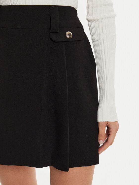 Morgan Morgan Φούστα σε γραμμή Α 242-JIWI.F Μαύρο Regular Fit