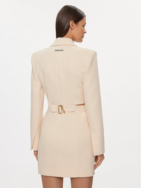 Patrizia Pepe Patrizia Pepe Koktel haljina 8A1262/A375-B788 Bež Slim Fit