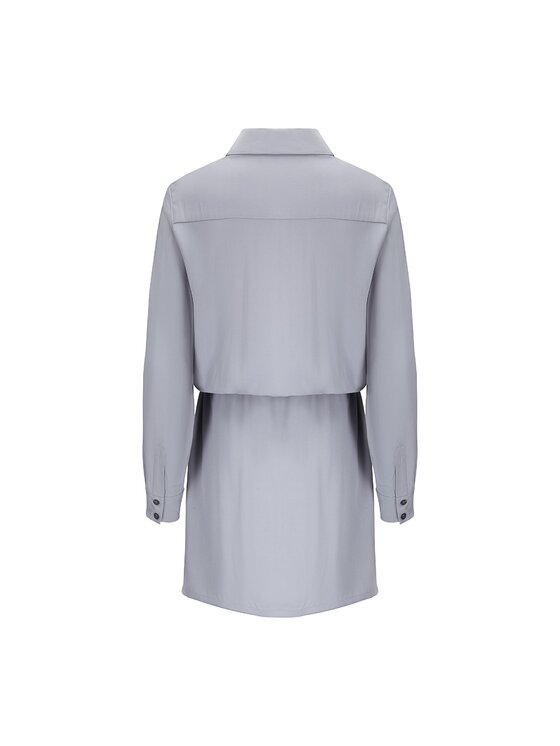 La Mania La Mania Vestito chemisier AJENE Grigio Classic Fit