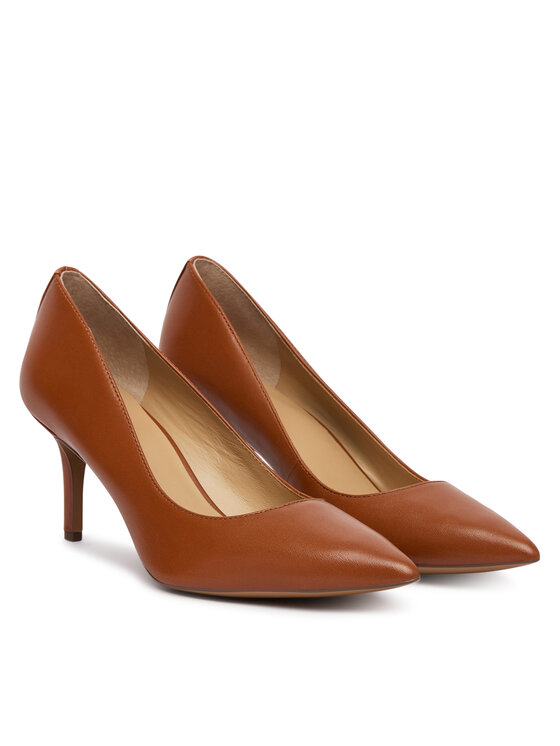 LAUREN RALPH LAUREN LAUREN RALPH LAUREN Čevlji z visoko peto 802P09031002 Rjava