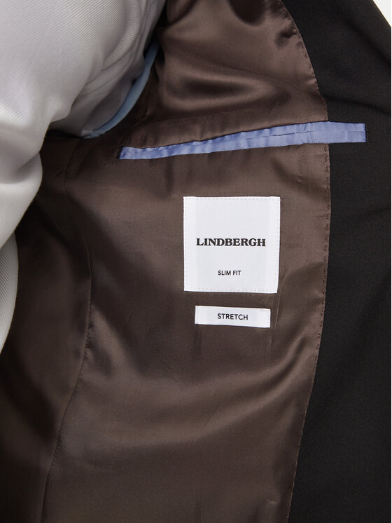 Lindbergh Lindbergh Costum 30-606900 Negru Slim Fit