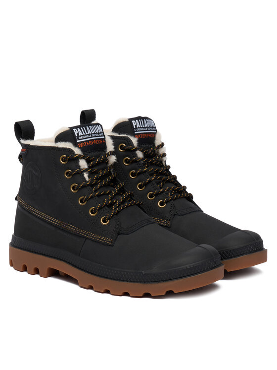 Palladium Palladium Pohodni čevlji Pampa Duck Wl Wp+ 79547-008-M Črna
