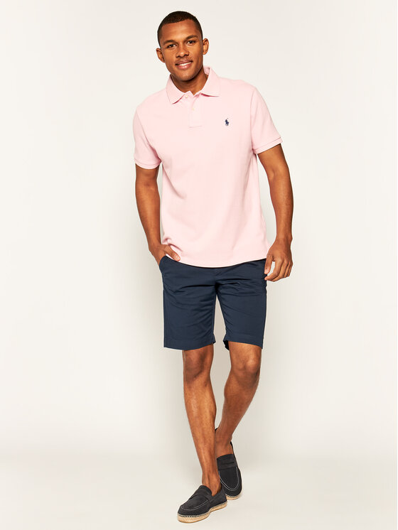 Polo Ralph Lauren Polo Classics 710680784158 Rose Slim Fit Modivo.fr