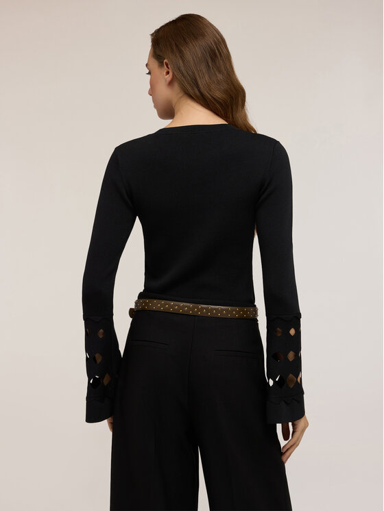 Motivi Motivi Maglione M379W003463N033 Nero Regular Fit