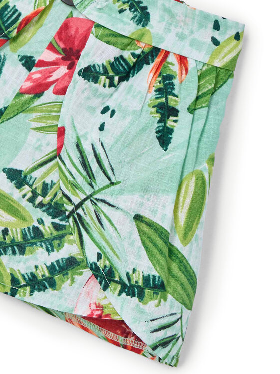 Mayoral Mayoral Pantaloncini di tessuto 3908 Verde Regular Fit