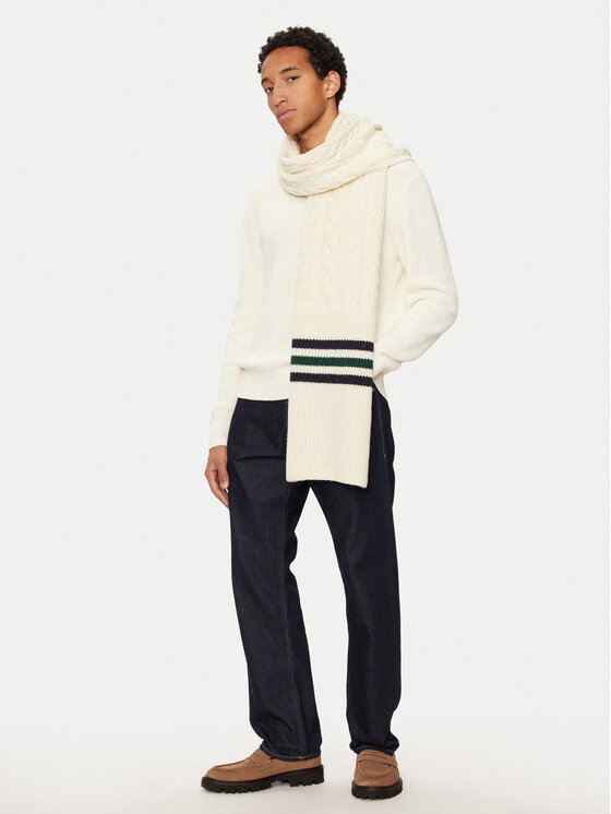 Tommy Hilfiger Tommy Hilfiger Šál AM0AM12831 Krémová