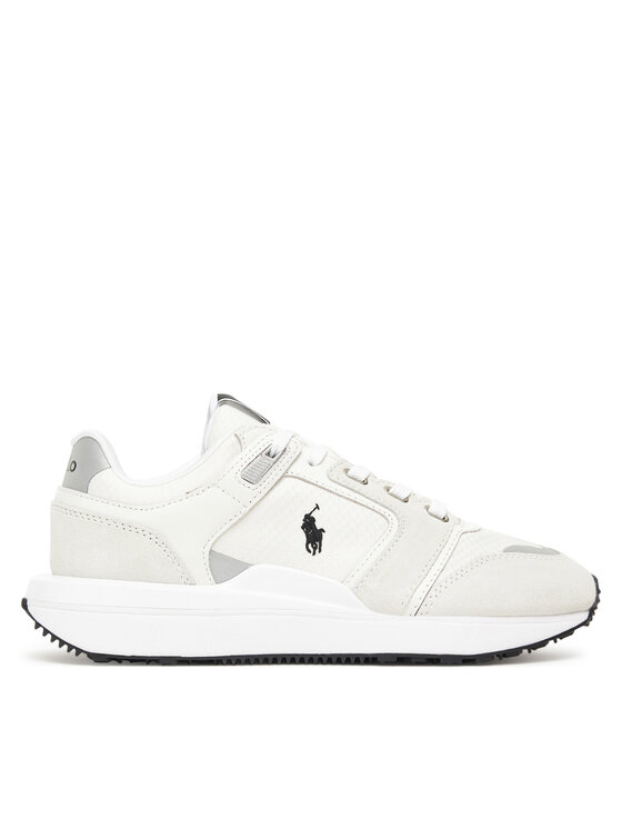 Polo Ralph Lauren Polo Ralph Lauren Sneakersy Train 89 V2 Suede-Paneled Sneaker 809973974001 Bílá