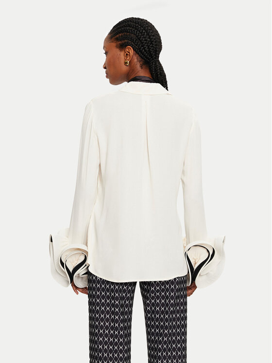 Elisabetta Franchi Elisabetta Franchi Košile CAT-96-47E3 Écru Regular Fit