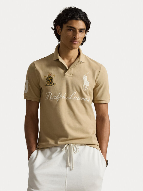Polo Ralph Lauren Tricou polo 710B20009003 Bej Regular Fit