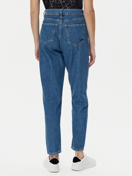 BOSS BOSS Jeansy Ruth 50529972 Modrá Mom Fit