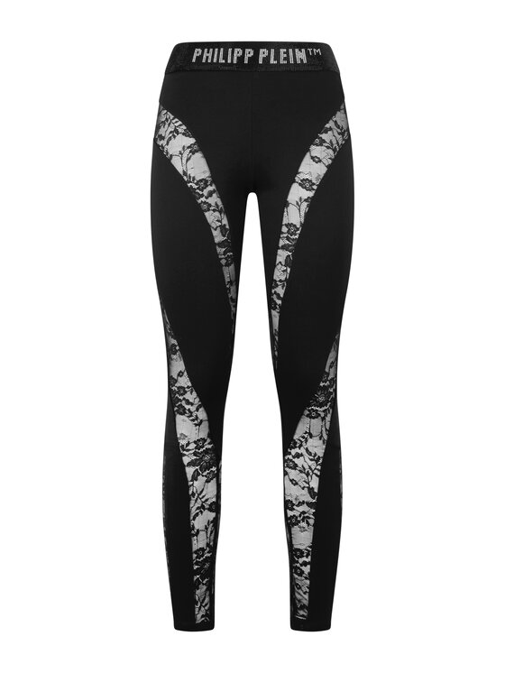 PHILIPP PLEIN PHILIPP PLEIN Legginsy 29036 Czarny Active Fit