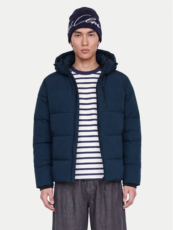 Jack & Jones Jack & Jones Μπουφάν χειμωνιάτικο Obecks 12298858 Σκούρο μπλε Regular Fit