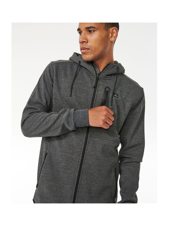 Rip Curl Rip Curl Bluza Anti Series Departed Zip Thr Szary Standard Fit