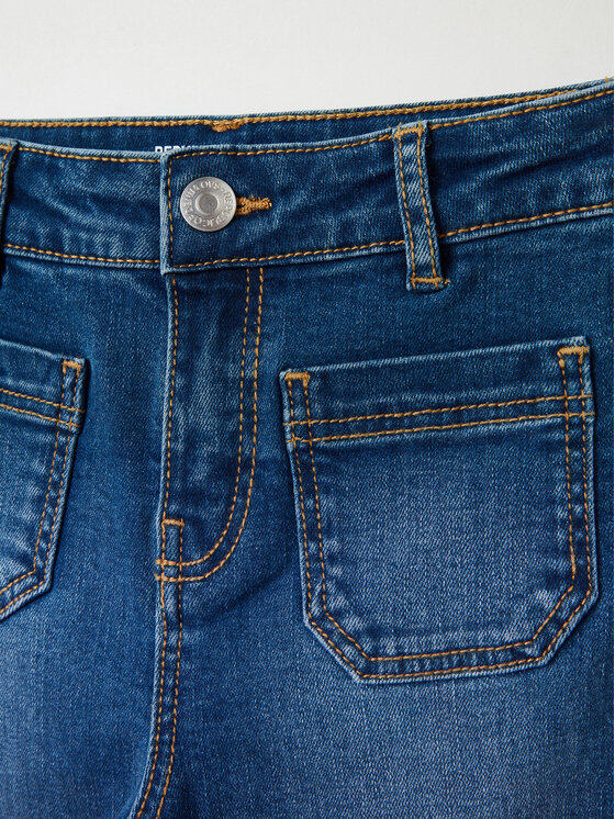 OVS OVS Τζιν 1828200 Μπλε Wide Leg