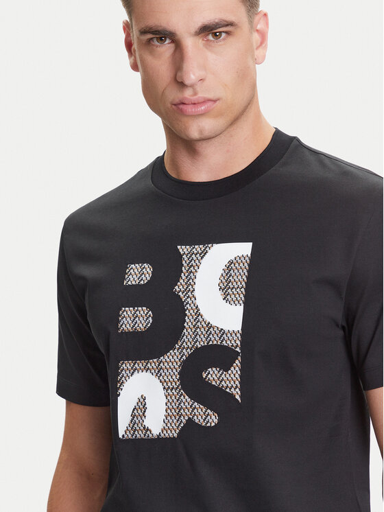 BOSS BOSS T-Shirt H-Thompson 655 50543901 Czarny Regular Fit