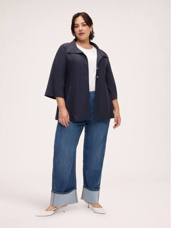Fiorella Rubino Fiorella Rubino Giacca da abito R009E000135N034 Blu Flared Fit
