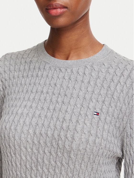 Tommy Hilfiger Tommy Hilfiger Πουλόβερ WW0WW44993 Γκρι Regular Fit