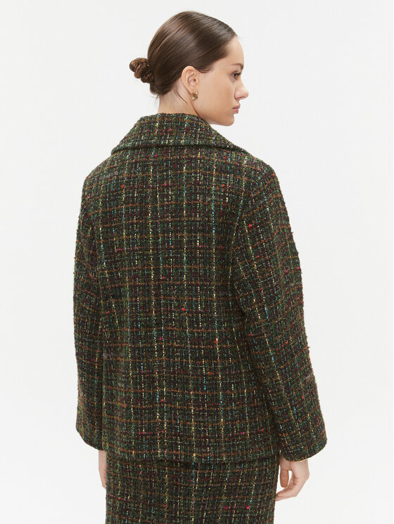 Luisa Spagnoli Luisa Spagnoli Kabát pro přechodné období Scellino 540182 Khaki Regular Fit