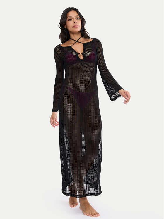Triumph Triumph Пляжна сукня Beach MyWear Crochet 10226469 Чорний Relaxed Fit
