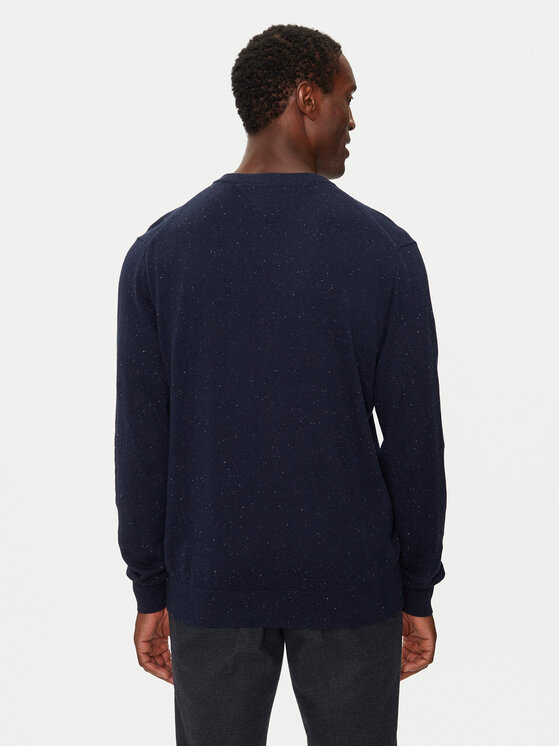 Tommy Hilfiger Tommy Hilfiger Sweater Pima Org Ctn MW0MW28047 Sötétkék Regular Fit