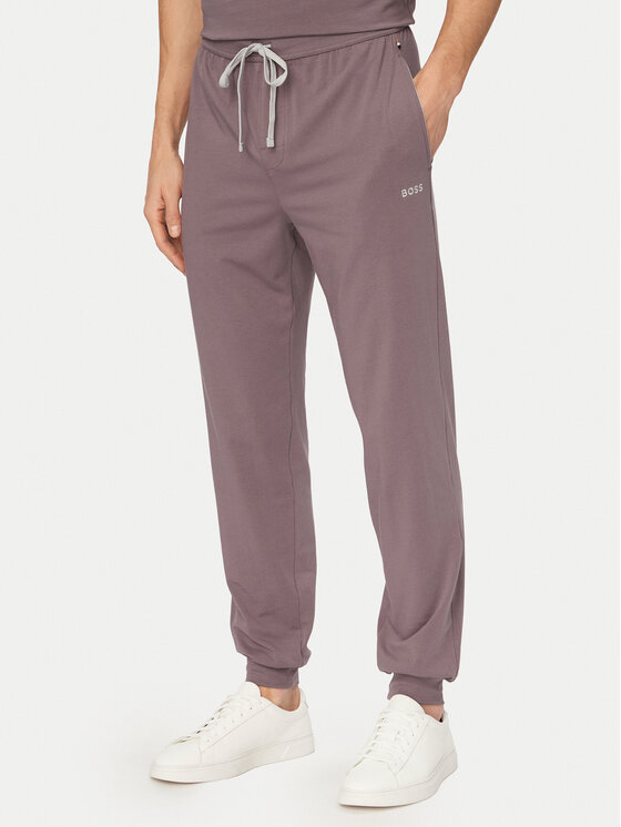 BOSS Spodnie dresowe Mix&Match 50515305 Fioletowy Regular Fit