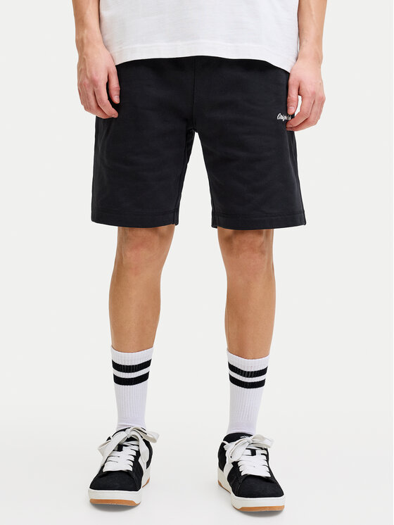 Jack & Jones Jack & Jones Športne kratke hlače Karl Norrebro 12292565 Črna Regular Fit