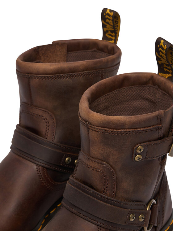 Dr. Martens Dr. Martens Členková obuv Crazy Horse DM41870200 Hnedá